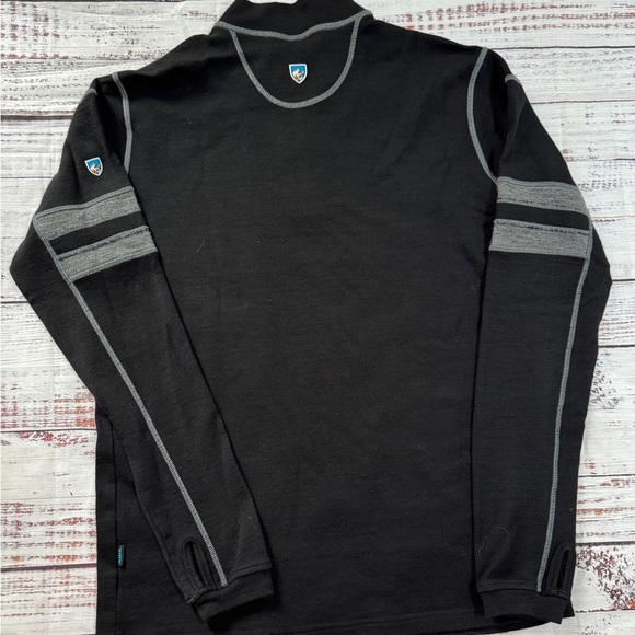 KUHL Team 1/4 Zip L 100% Merino Wool black - Picture 4 of 12